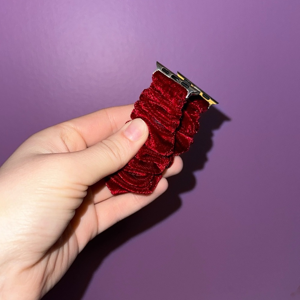 Red Apple Watch band